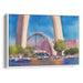 Watercolor St. Louis Arch Print - Canvas Art Print by Kanvah