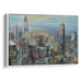 Watercolor Willis Tower Print - Canvas Art Print by Kanvah