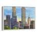 Watercolor Willis Tower Print - Canvas Art Print by Kanvah