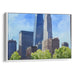 Watercolor Willis Tower Print - Canvas Art Print by Kanvah