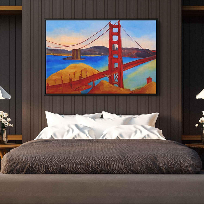 Abstract Golden Gate Bridge #101 - Kanvah