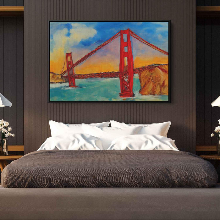 Abstract Golden Gate Bridge #131 - Kanvah