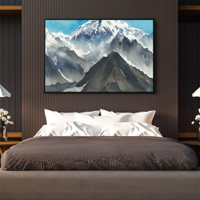 Watercolor Mount Everest #122 - Kanvah