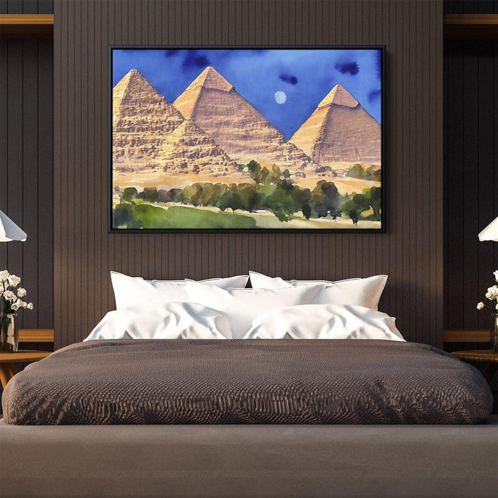 Watercolor Pyramids of Giza #122 - Kanvah