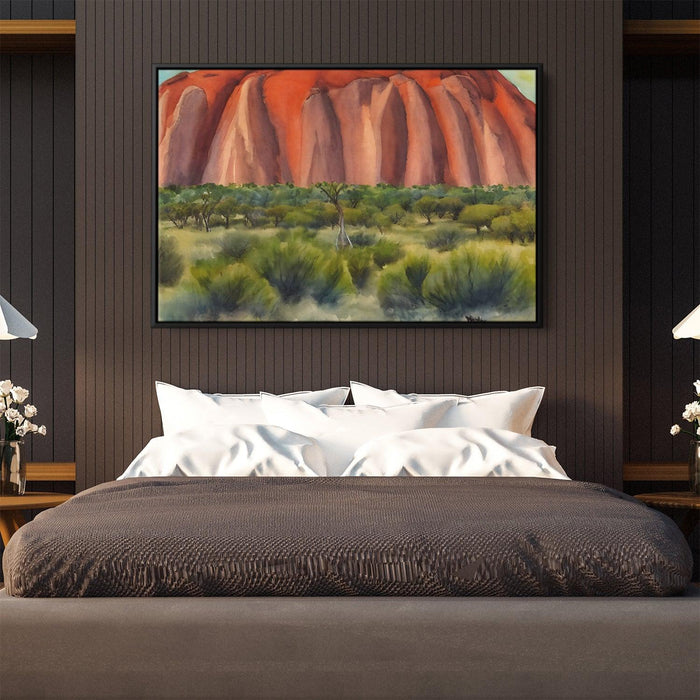 Watercolor Uluru #122 - Kanvah