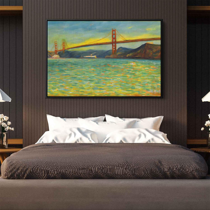 Impressionism Golden Gate Bridge #121 - Kanvah