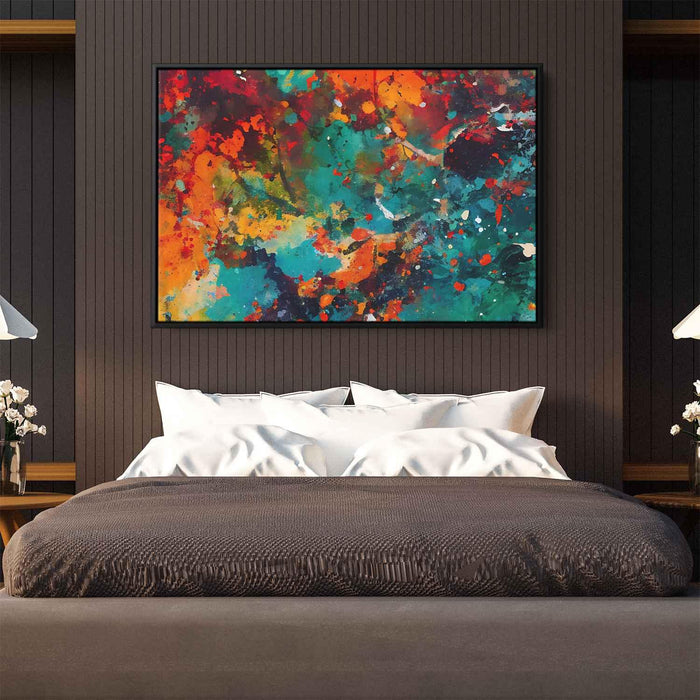 Orange Abstract Splatter #121 - Kanvah