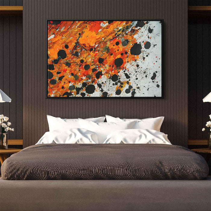 Orange Abstract Splatter #131 - Kanvah