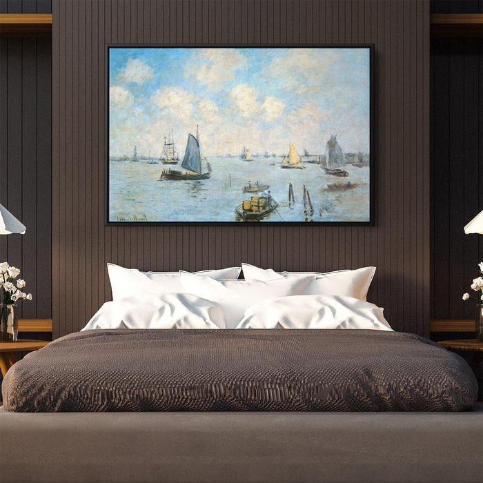 The Sea at Amsterdam by Claude Monet - Canvas Artwork