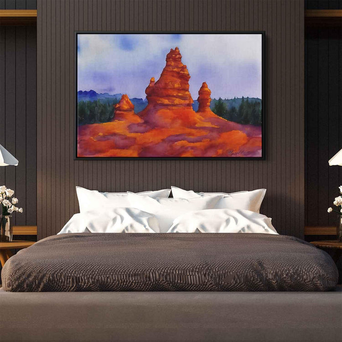 Watercolor Hoodoo formations #102 - Kanvah