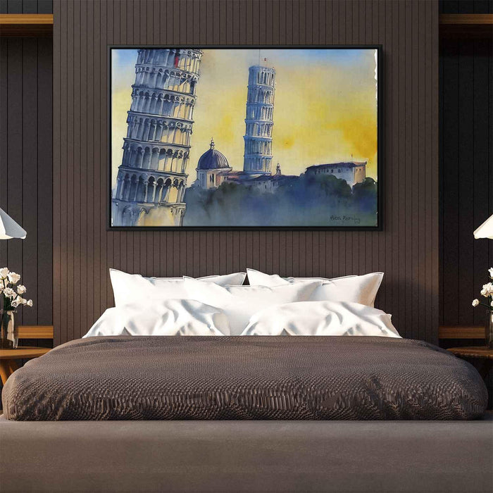 Watercolor Leaning Tower of Pisa #101 - Kanvah