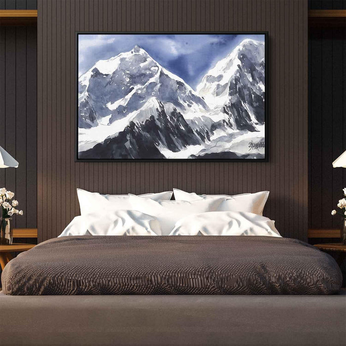 Watercolor Mount Everest #130 - Kanvah