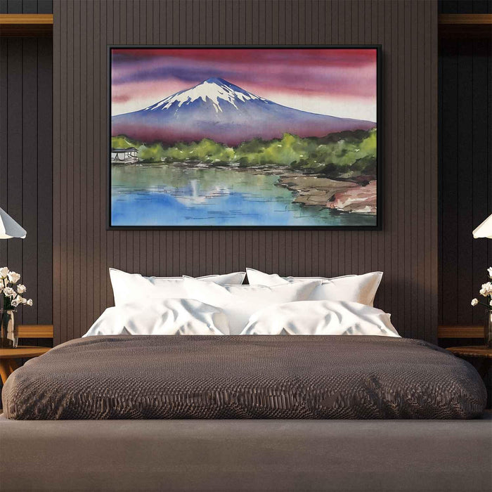 Watercolor Mount Fuji #101 - Kanvah