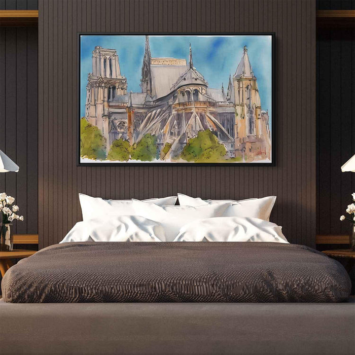 Watercolor Notre Dame Cathedral #121 - Kanvah