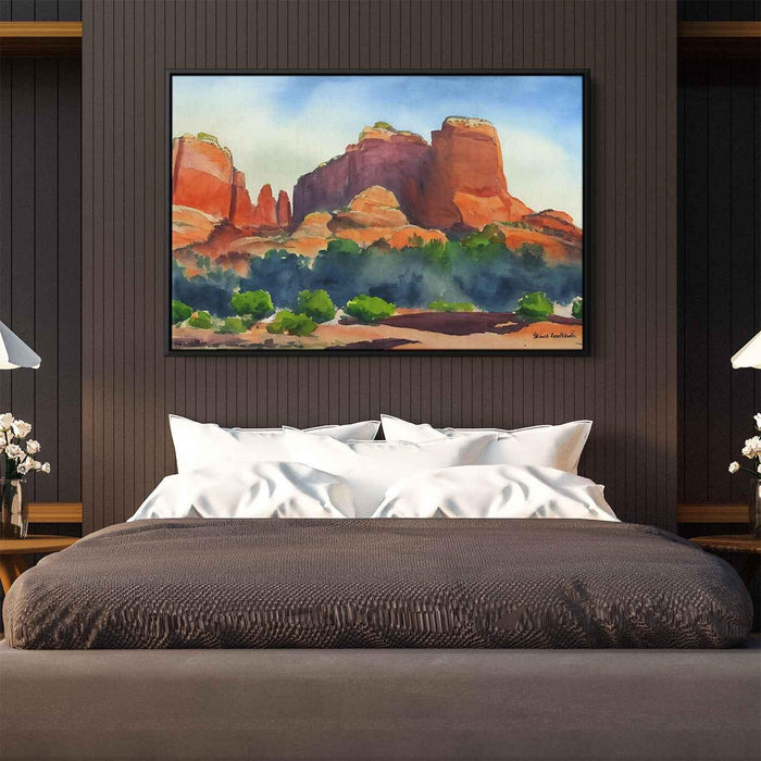 Watercolor Sedona Red Rocks #101 - Kanvah