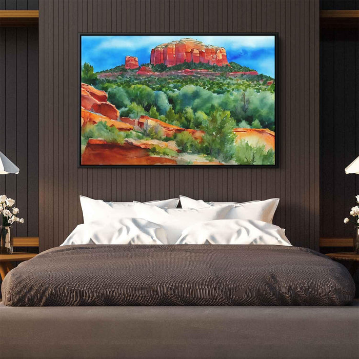 Watercolor Sedona Red Rocks #131 - Kanvah