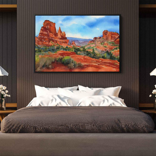 Watercolor Sedona Red Rocks #132 - Kanvah