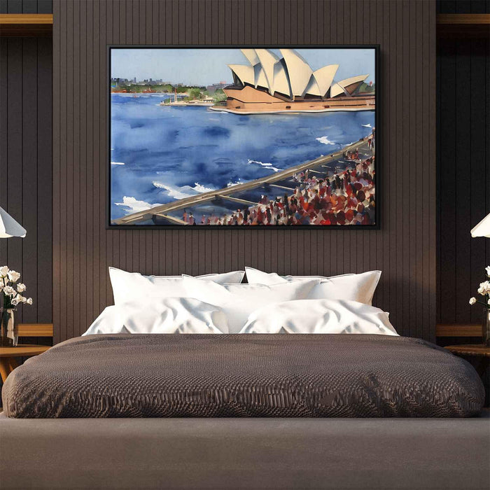 Watercolor Sydney Opera House #101 - Kanvah