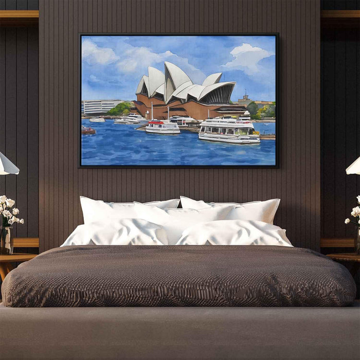 Watercolor Sydney Opera House #131 - Kanvah