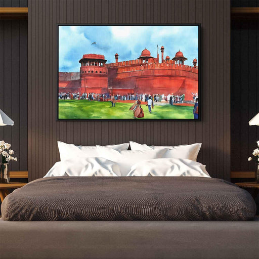 Watercolor Red Fort #101 - Kanvah