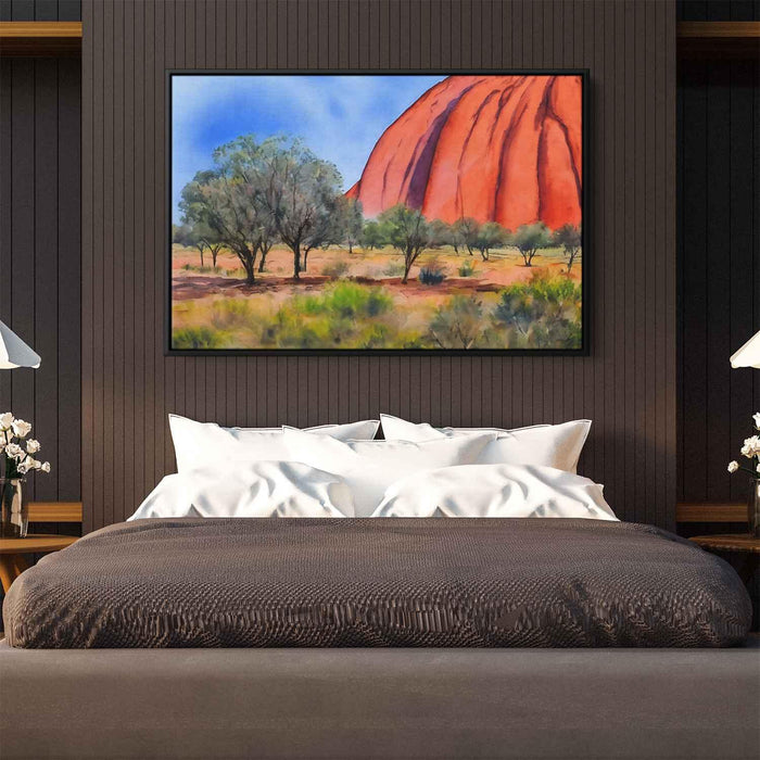 Watercolor Uluru #101 - Kanvah