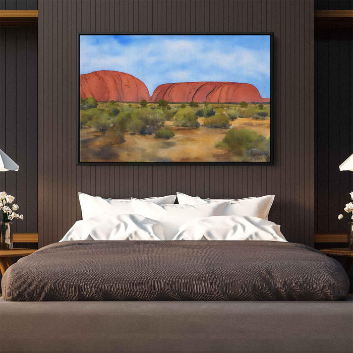 Watercolor Uluru #102 - Kanvah