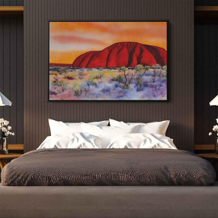 Watercolor Uluru #121 - Kanvah