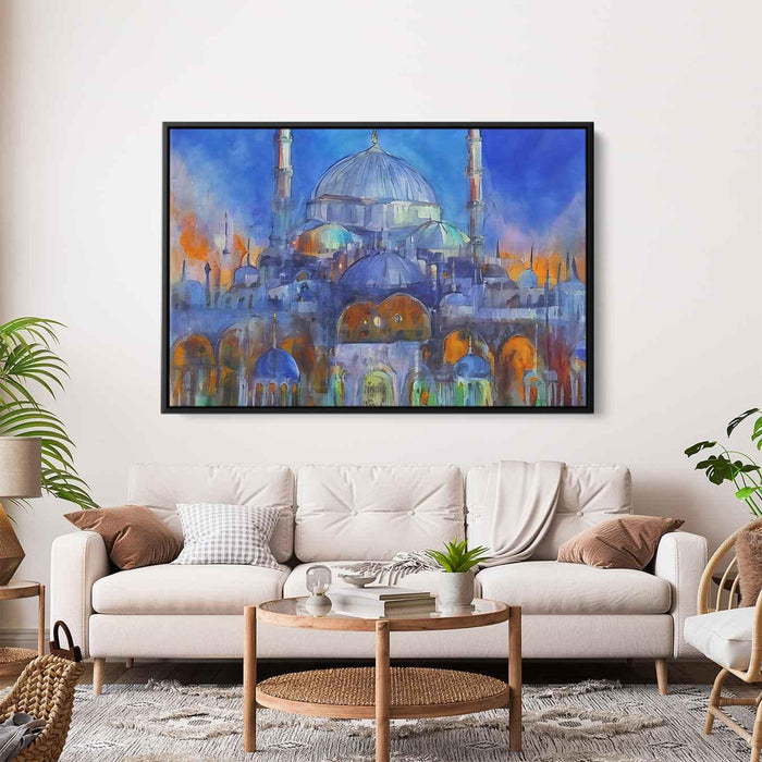 Abstract Blue Mosque #101 - Kanvah