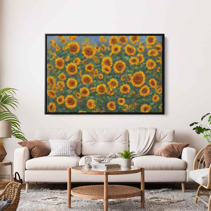 Enchanting Abstract Sunflowers #101 - Kanvah