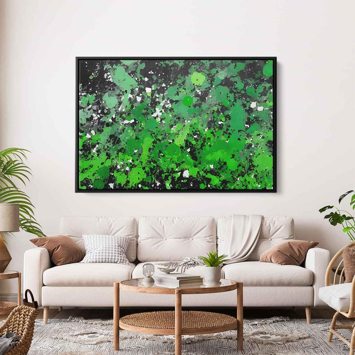 Green Abstract Splatter #102 - Kanvah