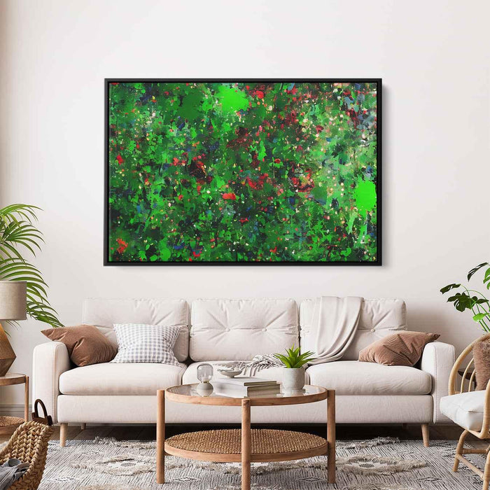 Green Abstract Splatter #131 - Kanvah