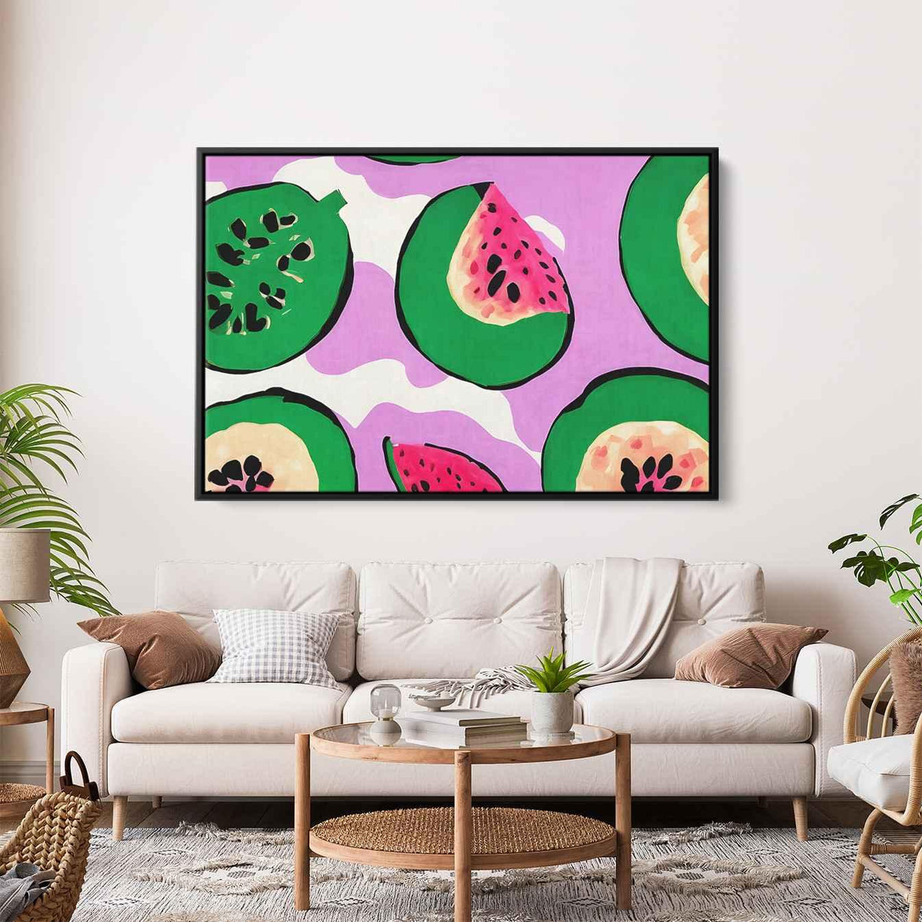 HM Watermelons Print - Canvas Art by Kanvah