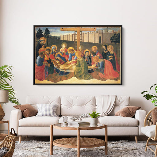 Lamentation over Christ by Fra Angelico - Canvas Artwork