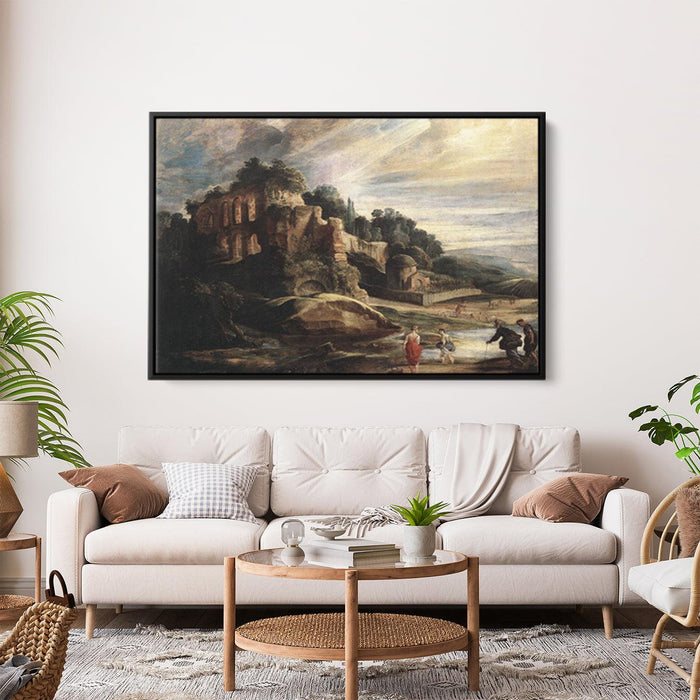 Landscape with the Ruins of Mount Palatine in Rome by Peter Paul Rubens - Canvas Artwork