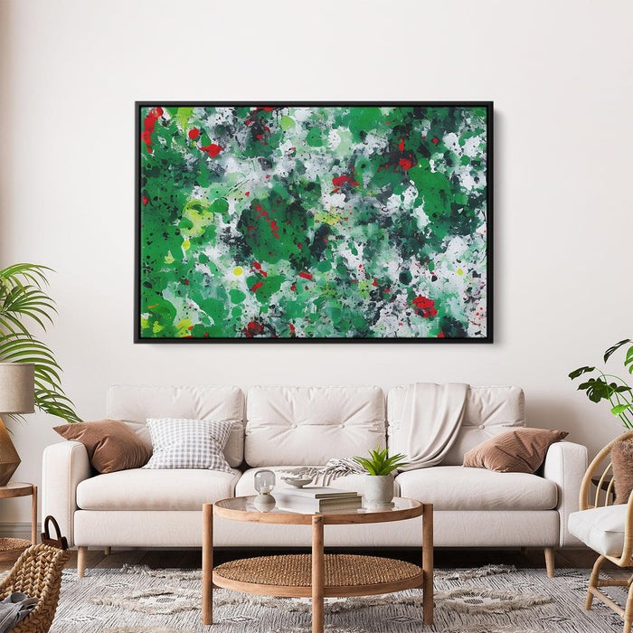 Green Abstract Splatter #122 - Kanvah