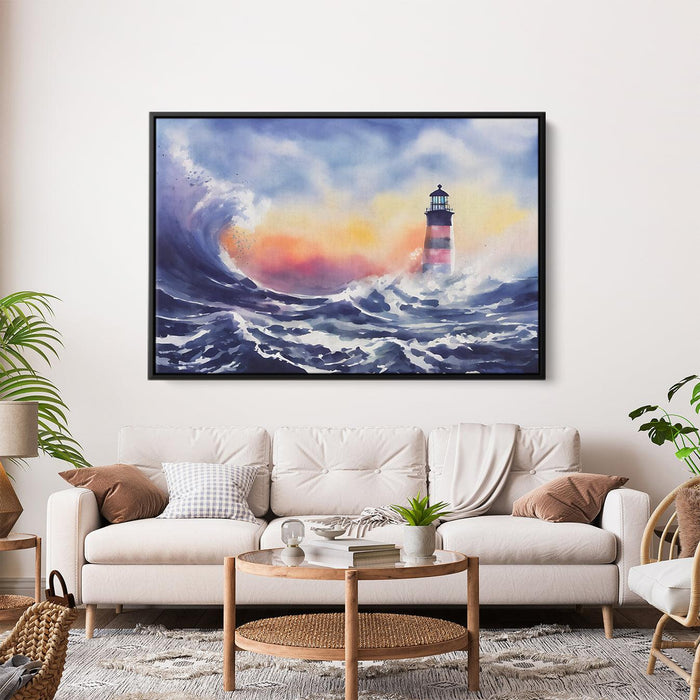 Watercolor Lighthouse #122 - Kanvah