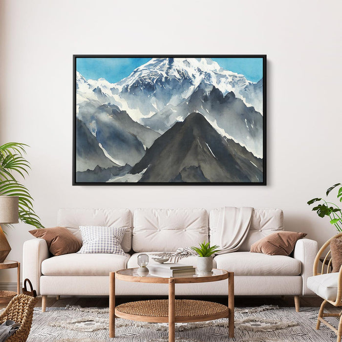 Watercolor Mount Everest #122 - Kanvah