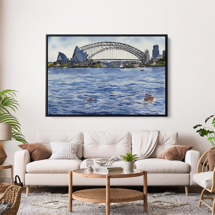 Watercolor Sydney Opera House #122 - Kanvah