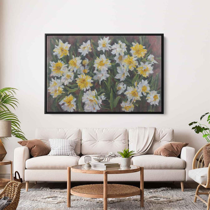 Daffodils Oil Painting #113 - Kanvah