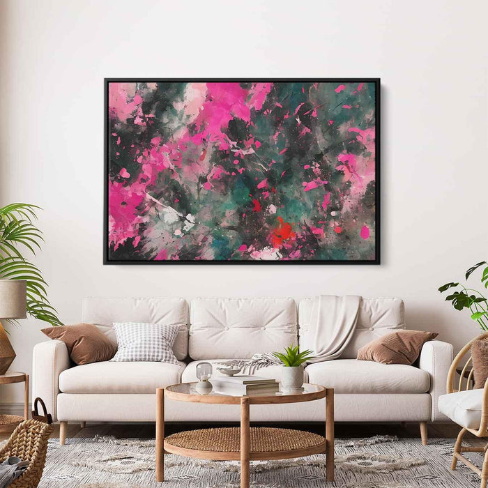 Pink Abstract Splatter #130 - Kanvah