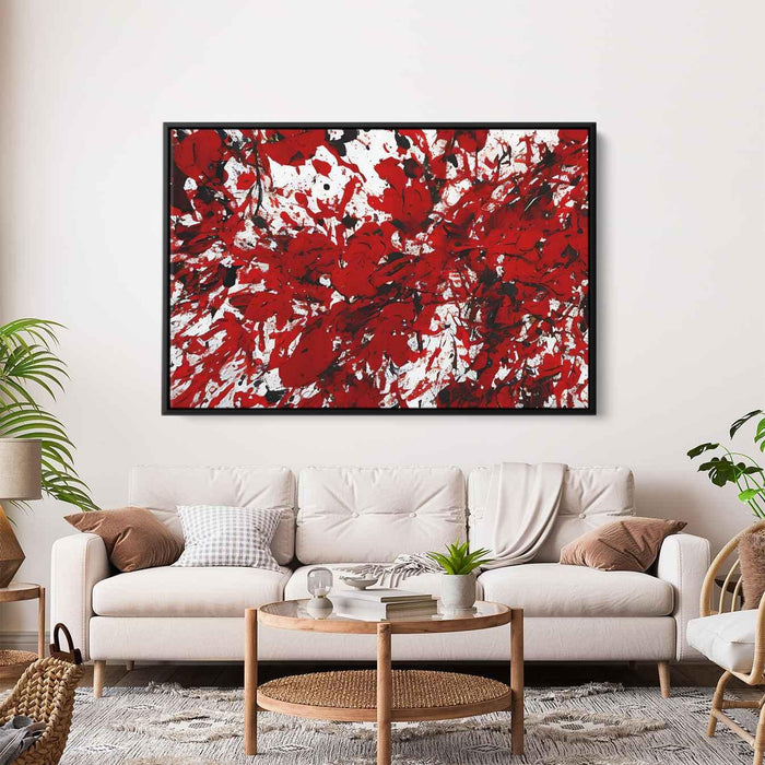 Red Abstract Splatter #130 - Kanvah