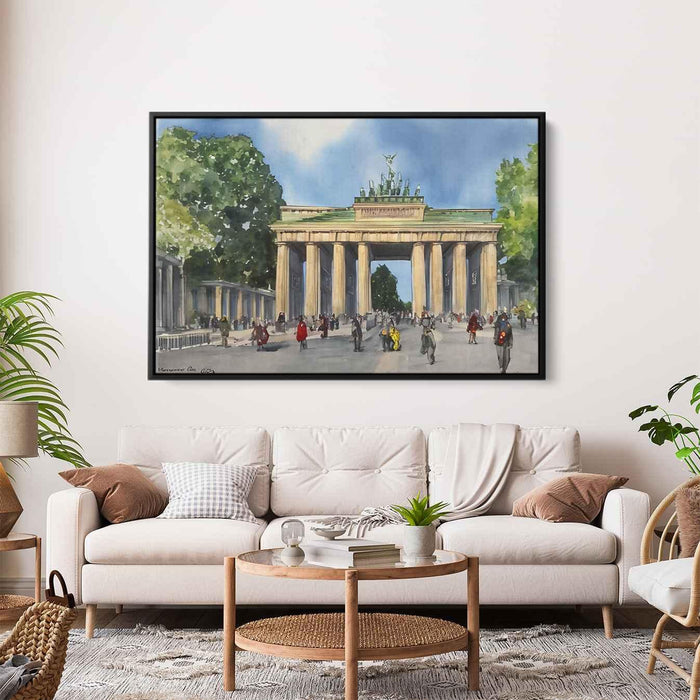 Watercolor Brandenburg Gate #131 - Kanvah