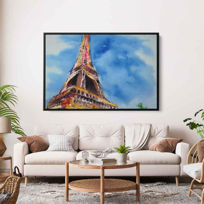 Watercolor Eiffel Tower #101 - Kanvah