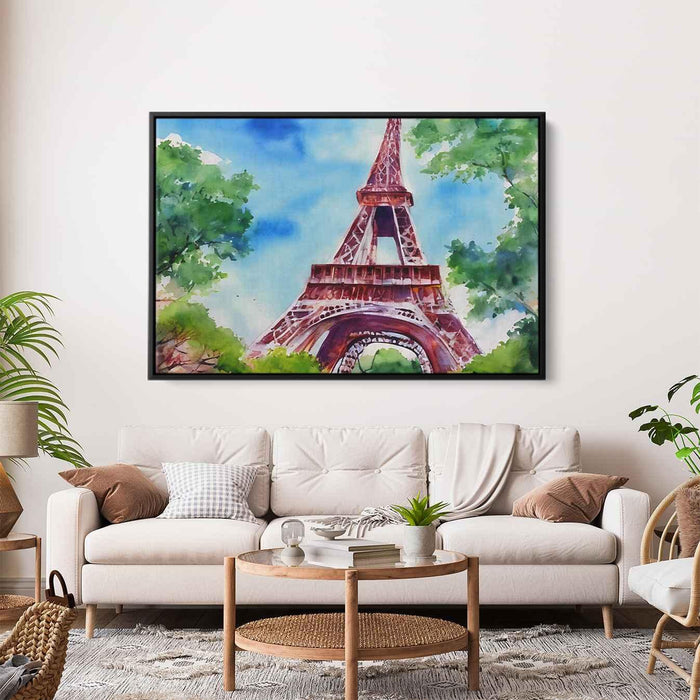 Watercolor Eiffel Tower #131 - Kanvah