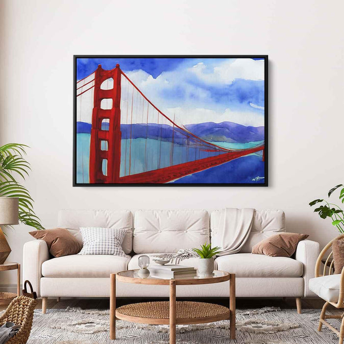 Watercolor Golden Gate Bridge #102 - Kanvah