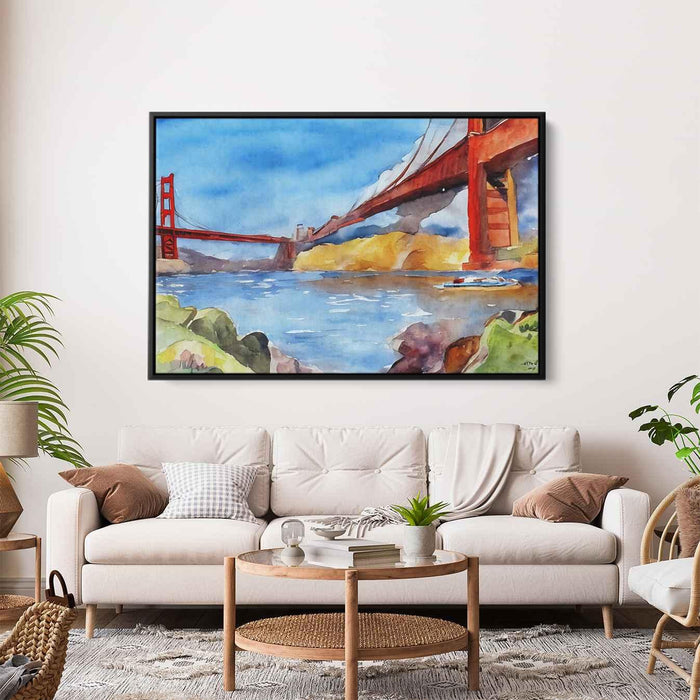 Watercolor Golden Gate Bridge #121 - Kanvah
