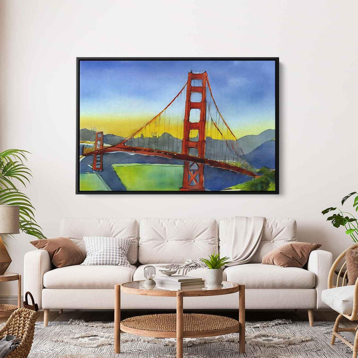 Watercolor Golden Gate Bridge #132 - Kanvah