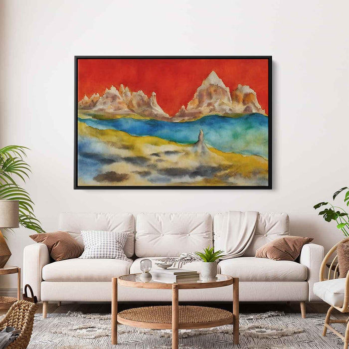 Watercolor Hoodoo formations #121 - Kanvah