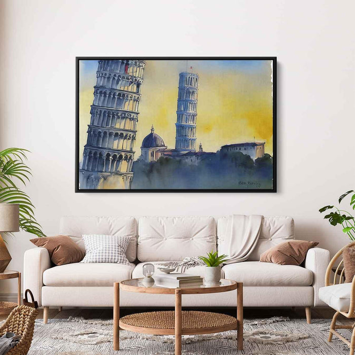 Watercolor Leaning Tower of Pisa #101 - Kanvah