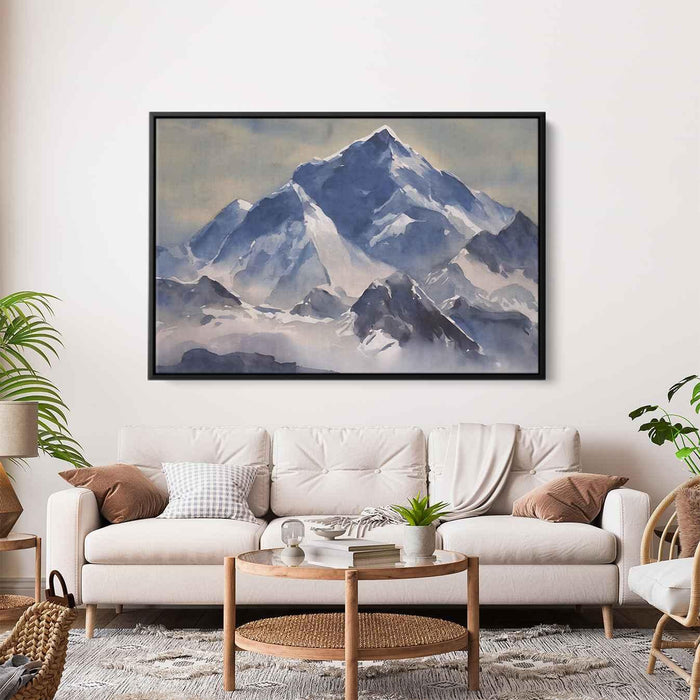 Watercolor Mount Everest #101 - Kanvah